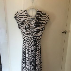Urban Outfitters Zebra Midi Dress